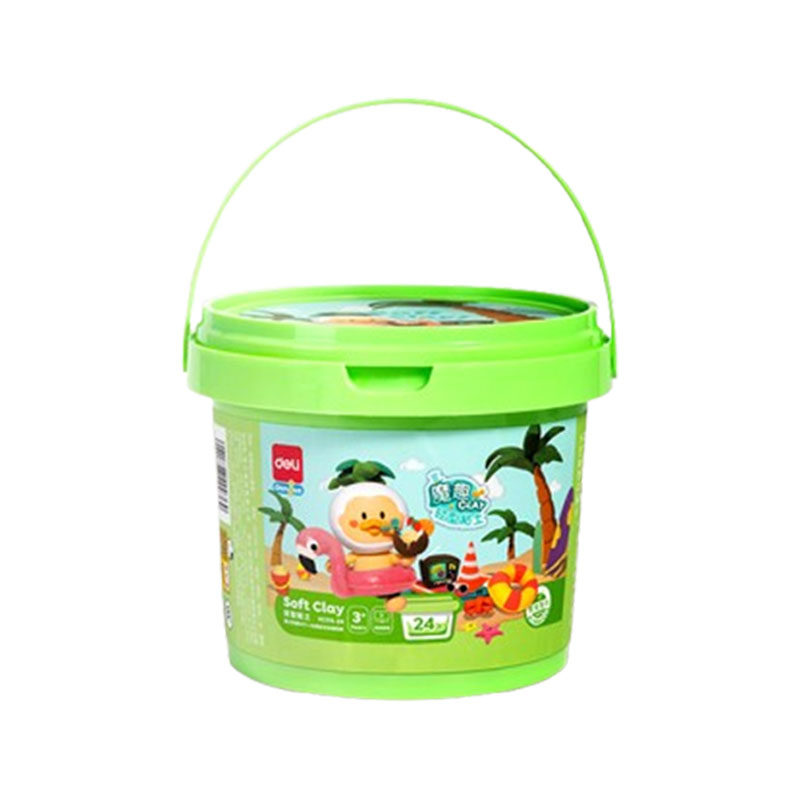 得力超轻粘土12 24 36色补充装幼儿园彩泥儿童橡皮泥手工diy材料制作工具小学生太空黏土袋装童年过家家玩具,淘宝优惠券,粉丝福利购,淘宝优惠卷