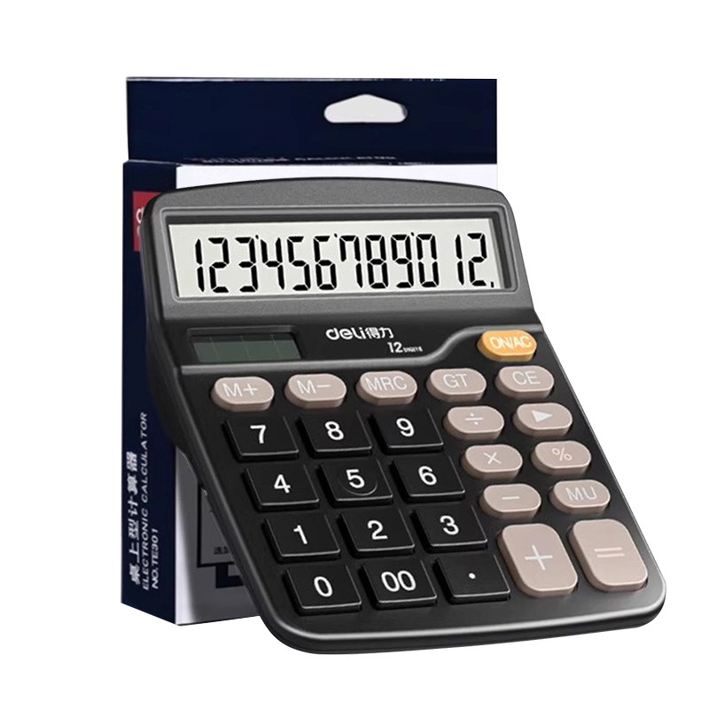 Deli accounting special large button financial calculator