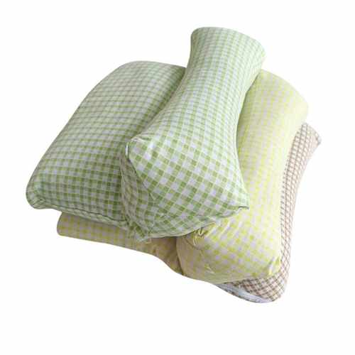 荞麦颈椎枕头连体枕护颈椎助睡眠三角枕成人硬荞麦壳枕可拆卸枕芯 - 图3