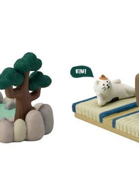 decole猫咪旅猫手机支架生日礼物毕业送闺蜜女友懒人手机架摆件