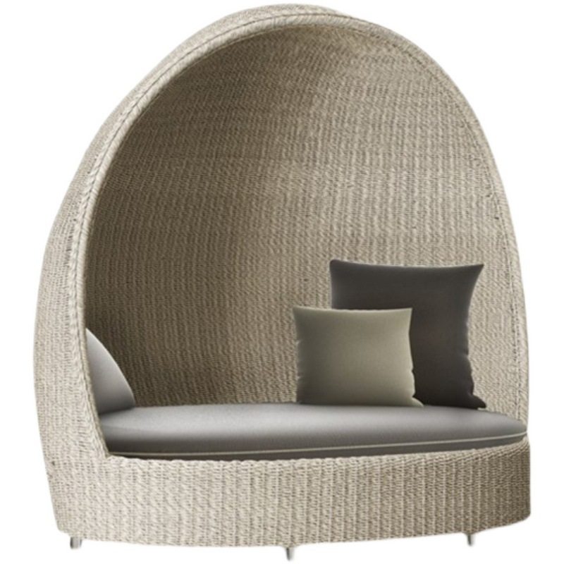 创意藤椅茶几三件套鸟巢休闲藤椅沙发会所酒店阳台躺床户外家具,淘宝优惠券,粉丝福利购,淘宝优惠卷