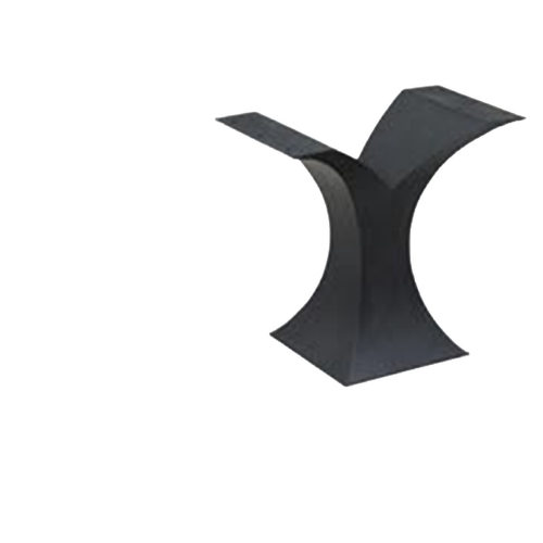 奢石餐桌脚大理石石餐桌高端五金餐桌腿不锈钢脚架超晶圆桌轻奢 - 图3