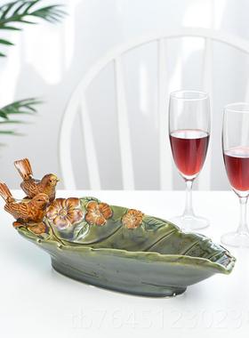 高档几创意玄乌龟钥匙收纳盒门口鞋柜摆件茶果盘装饰关香皂盒烟缸