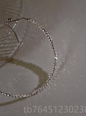 高档JUNJN自制级爆闪25银手超9镯U进口工艺每一颗银珠都有45个切