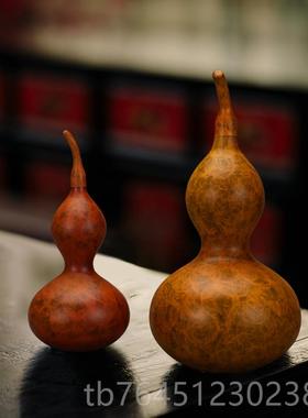高档真品纯铜葫酒芦摆件彩铜摆铸造葫芦饰客公厅办室店前台装饰品