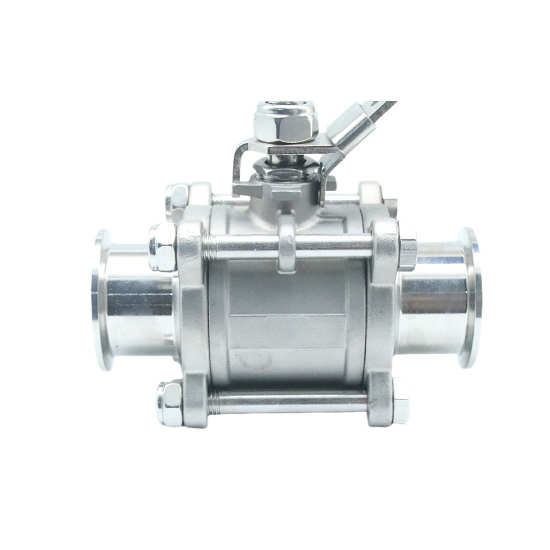 KF高真空球阀304不锈钢快装0三片式手动球阀16卡箍25卡盘40接头50 - 图3