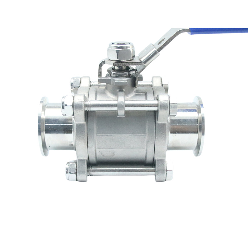 KF高真空球阀304不锈钢快装0三片式手动球阀16卡箍25卡盘40接头50 - 图2