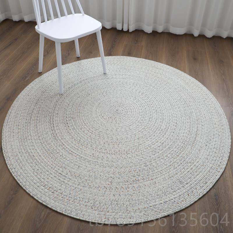 高档忆形手工编灰织久圆地毯北欧简约色客厅卧室茶几茶室书房转椅,淘宝优惠券,粉丝福利购,淘宝优惠卷