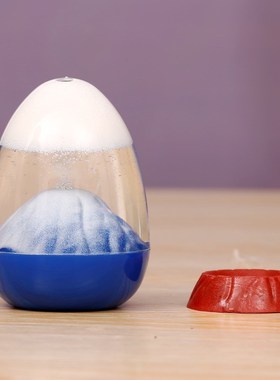 带底座火山蛋油漏创意火山爆发摆件火山沙漏居家装V饰节日玩具礼