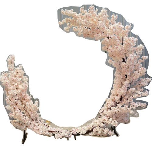 出口婚庆仿真樱花树商场酒店大型樱花枝拱门吊顶装饰道具 - 图3