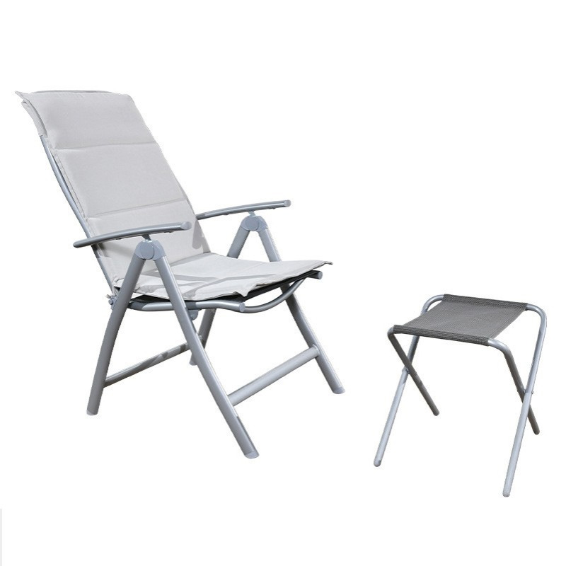 岚庭折叠躺椅午休午睡椅户外便携办公室椅子阳台家用铝合金休闲椅 - 图3