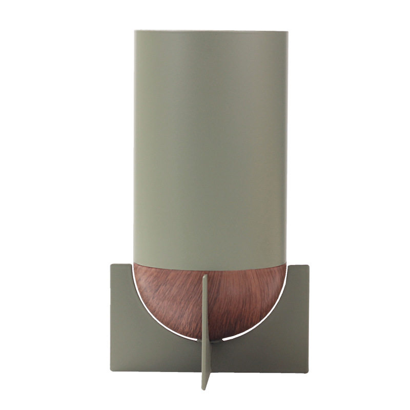 创意设计样板房摆件北欧风格金属圆筒花器样板间小众艺术饰品花瓶,淘宝优惠券,粉丝福利购,淘宝优惠卷