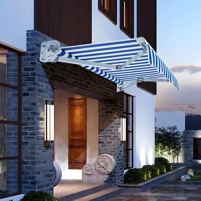 伸缩式雨棚店铺商用户外遮阳篷别墅阳台家用门头手摇遮阳棚雨篷,淘宝优惠券,粉丝福利购,淘宝优惠卷