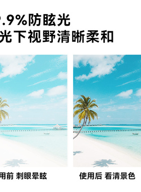 FILA斐乐折叠偏光太阳眼镜架女时尚猫眼框户外防晒墨镜男 SFID95F