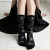 Stories under the Boots Mulberry Silk Heavy Industry Thin Mid-calf Socks Korean Style Fashion Socks