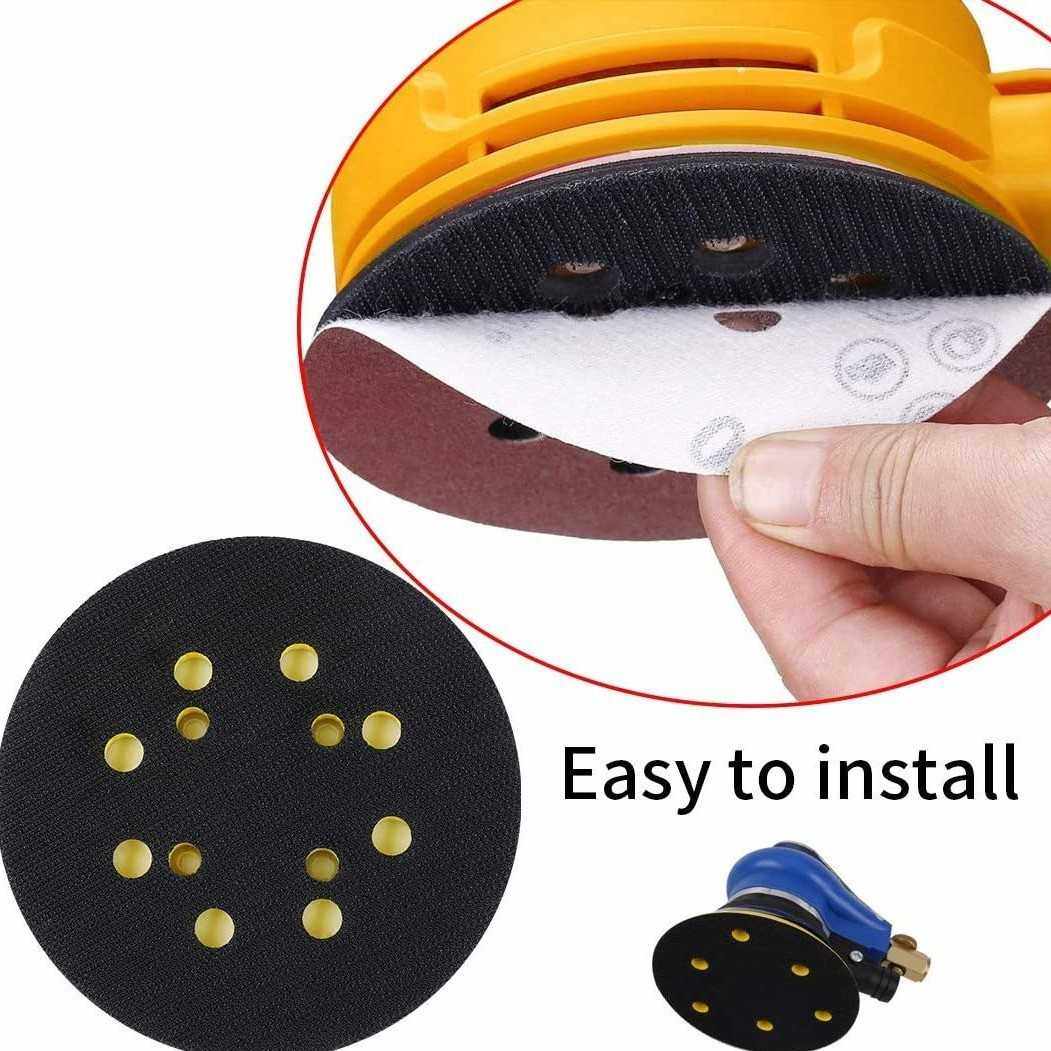 5英寸8孔电动抛光盘 自粘植绒砂纸打磨抛光盘 多种型号电动抛光盘,淘宝优惠券,粉丝福利购,淘宝优惠卷