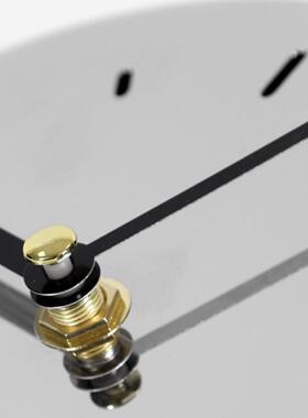 现代意式极简不锈钢日晷斜面造型摆件茶室书房桌面家居装饰品摆件