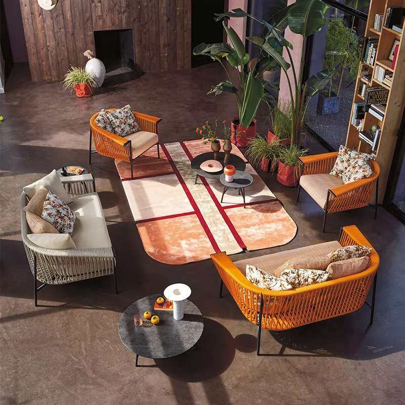 户外沙发组合庭院藤椅沙发酒店家具售楼部防水室外样板户藤编沙发,淘宝优惠券,粉丝福利购,淘宝优惠卷
