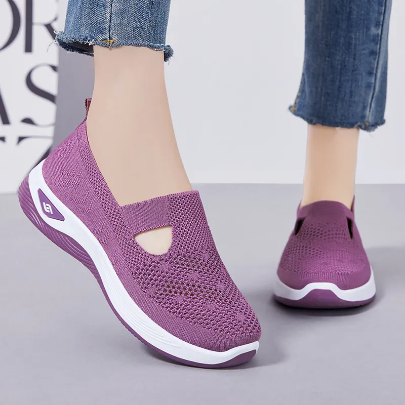 鞋子女夏季新款浅口单鞋女士休闲妈妈鞋一脚蹬懒人女鞋子,淘宝优惠券,粉丝福利购,淘宝优惠卷