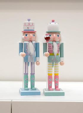 胡桃夹子圣诞摆件送礼橱窗店铺陈列木偶英国士兵儿童房酒柜家居