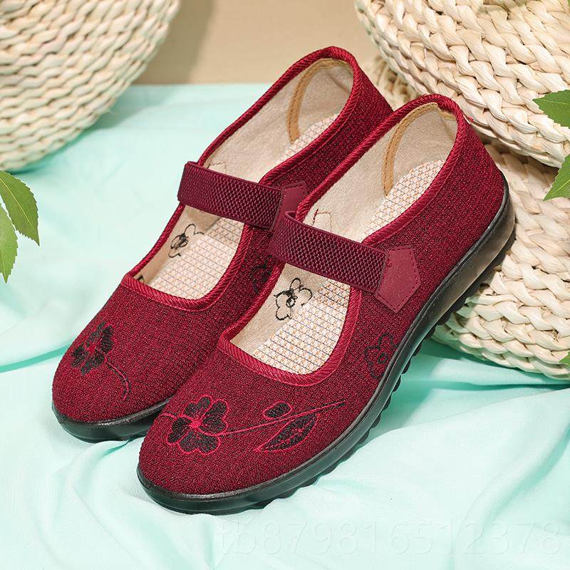 高档老北京布鞋女防软底舒适人奶老年妈滑妈春秋新款一脚奶蹬老单,淘宝优惠券,粉丝福利购,淘宝优惠卷