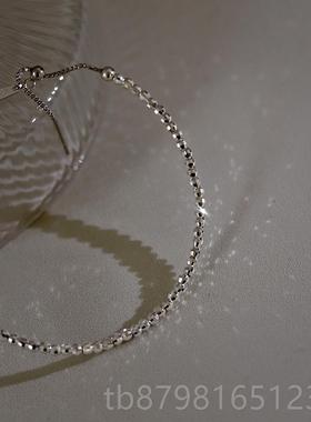 高档JUNJU自制级爆闪9N25银进手镯口工艺每超一颗银珠都有45个切