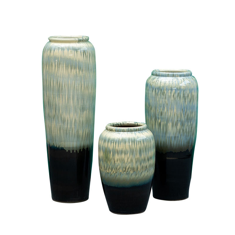 北欧风格落地花瓶摆件陶瓷现代简约客厅插花复古中式干花花瓶,淘宝优惠券,粉丝福利购,淘宝优惠卷