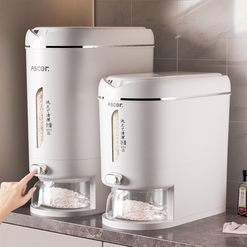 米桶家用2024新款密封米缸米箱防虫防潮厨房装大米储存容器猫粮罐 - 图2