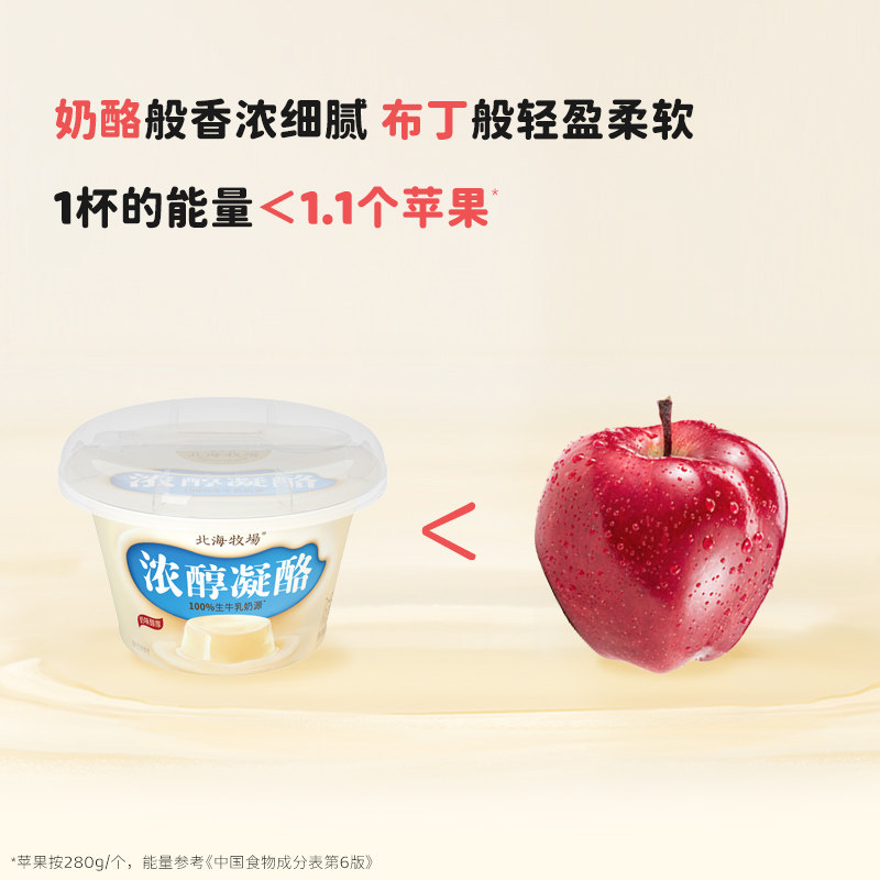 北海牧场浓醇凝酪布丁宝石碗12杯低温风味发酵乳多口味酸牛奶组合,淘宝优惠券,粉丝福利购,淘宝优惠卷