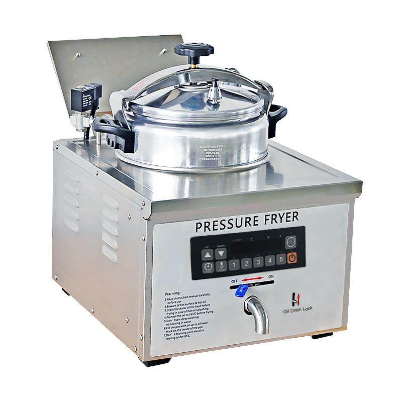 上海红联工厂直销台式小型压力炸鸡炉高压油炸锅压力锅油炸炉,淘宝优惠券,粉丝福利购,淘宝优惠卷