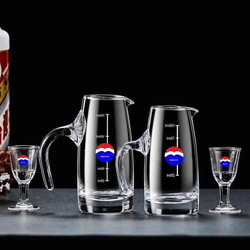 玻璃白酒杯分酒器套装礼盒一整套送礼一口小酒杯烈酒杯子弹杯家用,淘宝优惠券,粉丝福利购,淘宝优惠卷