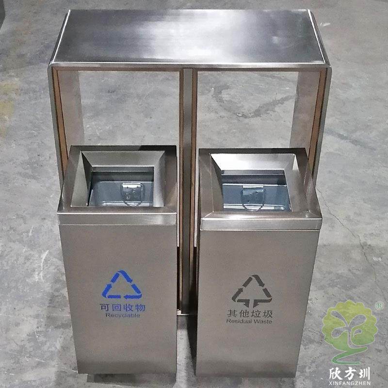 室内户外不锈钢两分类垃圾桶酒店商场电梯口售楼处果皮箱轻奢电镀,淘宝优惠券,粉丝福利购,淘宝优惠卷