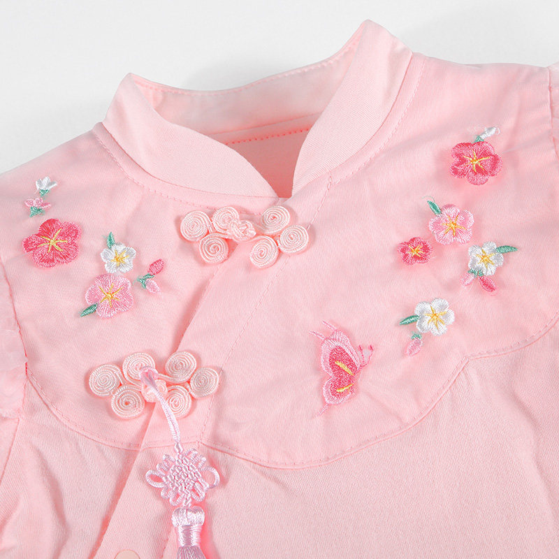 宝然女宝宝汉服套装女童唐装大红色中国风国朝婴儿抓周服周岁礼服,淘宝优惠券,粉丝福利购,淘宝优惠卷