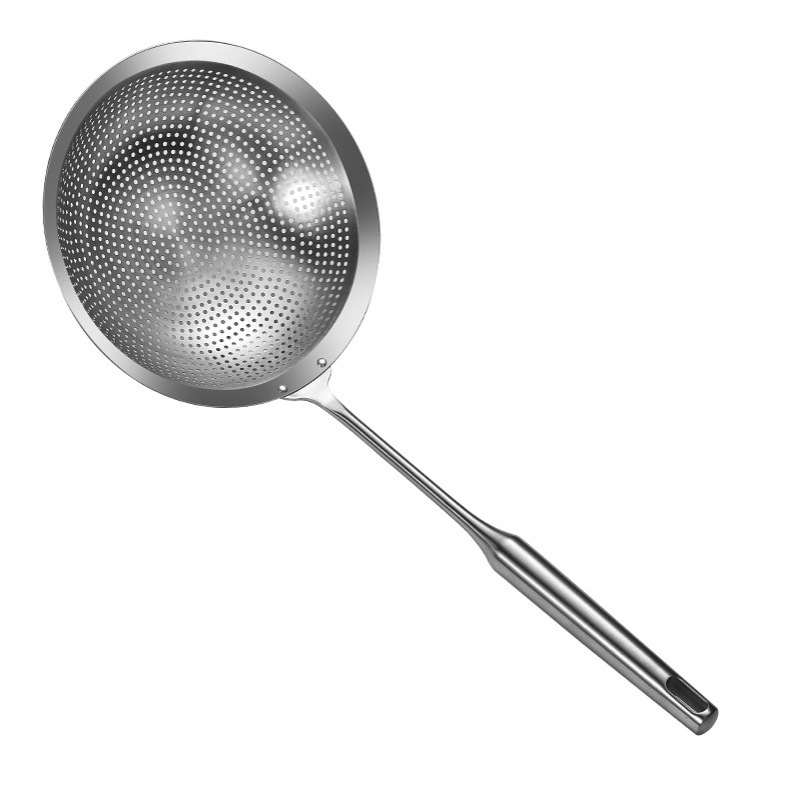 304不锈钢漏勺家用捞面捞饺子过滤网厨房油炸冲孔笊篱网筛 - 图3
