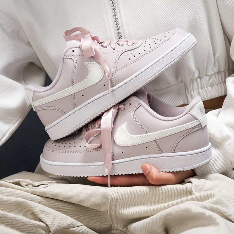 耐克女鞋官方正品运动鞋冬季新款低帮复古透气板鞋女款运动休闲鞋 - 图1