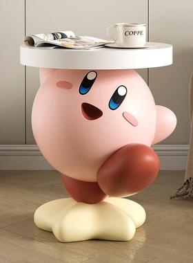 星之卡比茶几客厅家用轻奢电视柜沙发边几高级艺术感摆件高端大气