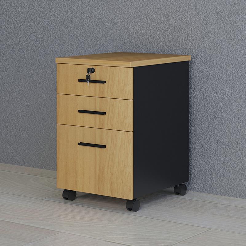 南京办公家具职员文件柜桌下活动柜三抽移动储物柜带锁办公室矮柜 - 图2