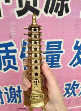 铜文昌塔摆件催文昌星文曲星拜考神客厅镇宅摆件书房门厅办公室卧