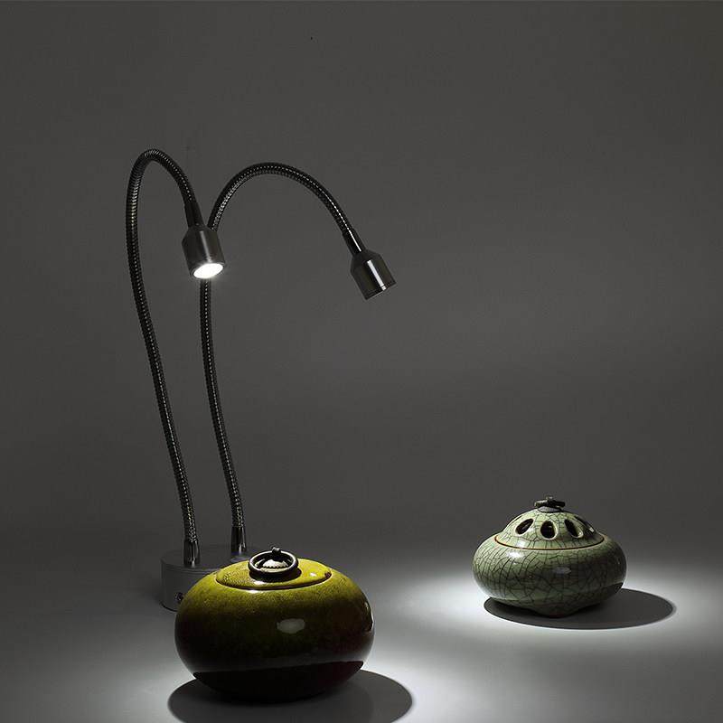 led可充电单头软管珠宝柜台射灯无线 线展柜双头射灯1W3W吧台酒柜,淘宝优惠券,粉丝福利购,淘宝优惠卷