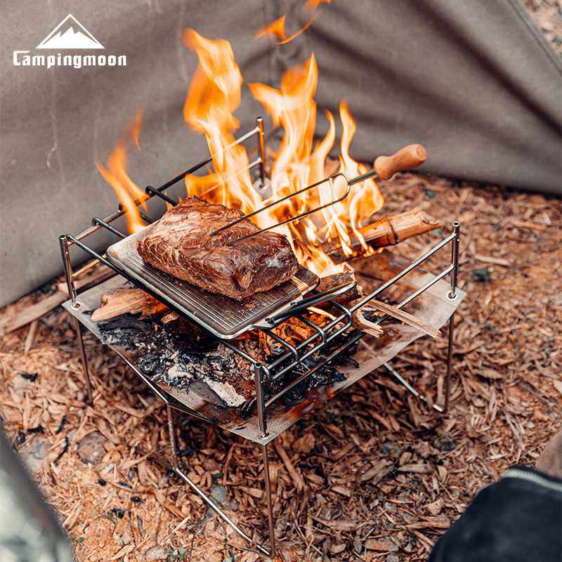 柯曼SOLO户外用品不锈钢索乐焚火台折叠便携BC露营轻量烤炉带烤网,淘宝优惠券,粉丝福利购,淘宝优惠卷