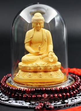 正品佛绒沙金车饰车摆内观音摆件车上车像车用如来佛像车装饰品载