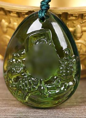 现场2025蛇年宋绍光属狗吉祥物喜事挂件宋绍光财帛玻璃饰品