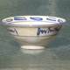 Blue and white earthen pottery underglaze color Chinese tableware pure handmade ethnic style retro rice bowl dining utensils Yunnan traditional big bowl