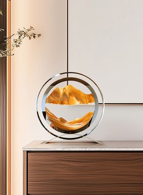 现代高级简约创意流沙画摆件客厅电视柜酒柜玄关桌面装饰品轻奢