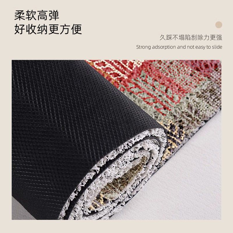 复古美式入户门地垫家用丝圈防滑踩脚垫民族风玄关地毯门垫可裁剪,淘宝优惠券,粉丝福利购,淘宝优惠卷