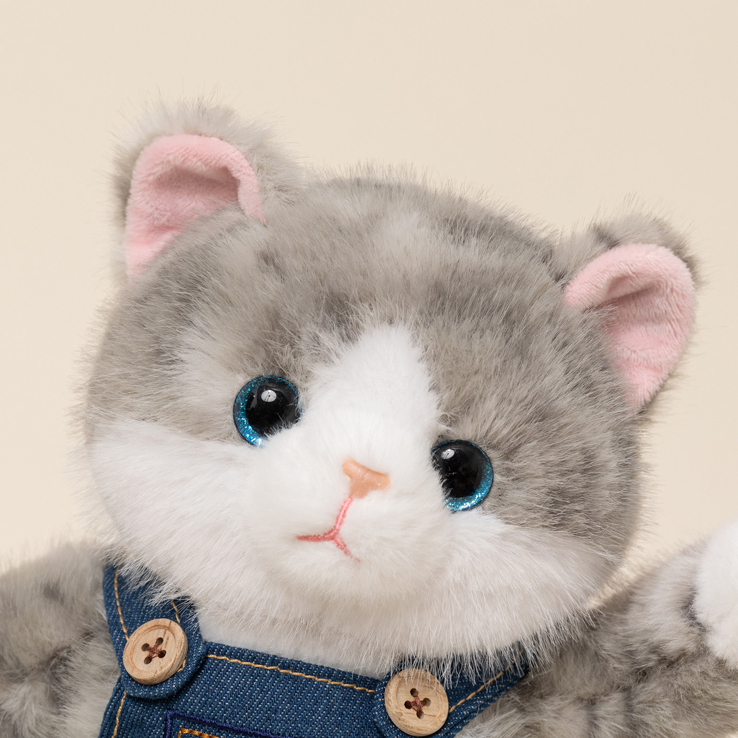 赛特嘟嘟骨架小猫玩偶公仔猫咪毛绒玩具抱枕娃娃送儿童女生日礼物,淘宝优惠券,粉丝福利购,淘宝优惠卷