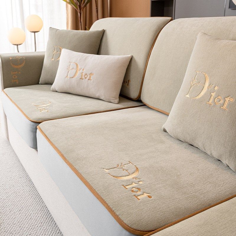 现代简约雪尼尔沙发笠弹力全包加厚防滑四季通防猫抓沙发罩套,淘宝优惠券,粉丝福利购,淘宝优惠卷