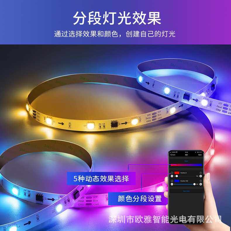LED迷你蓝牙幻彩灯条控制器USB接口光随乐动声控音乐跑马流水5-24,淘宝优惠券,粉丝福利购,淘宝优惠卷