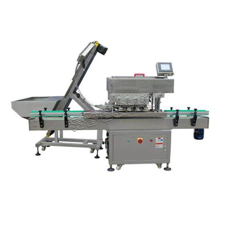 厂家供应全自动旋盖机直线式塑料瓶四轮旋盖机锁盖拧盖机封口设备,淘宝优惠券,粉丝福利购,淘宝优惠卷