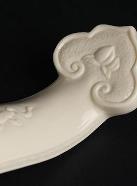 戴玉堂陶瓷如意摆件事事如意平安佛堂用品佛前供奉家用家居装饰品